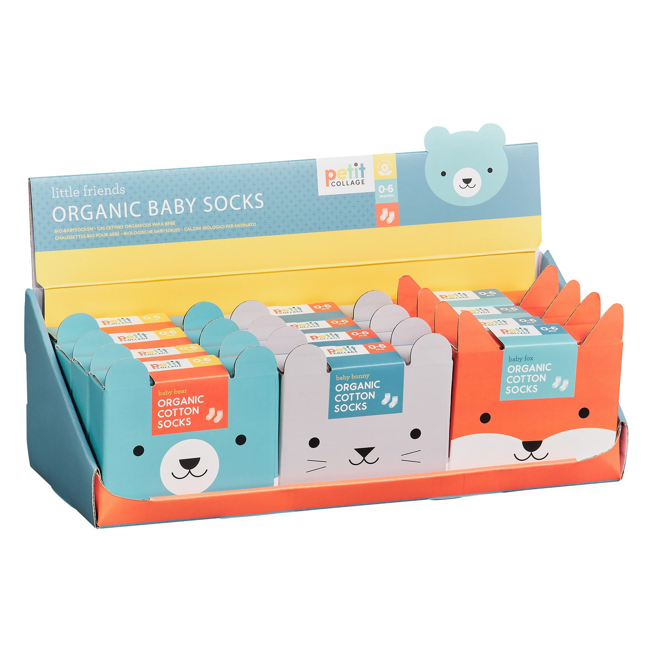 Organic Little Friends Cotton Socks