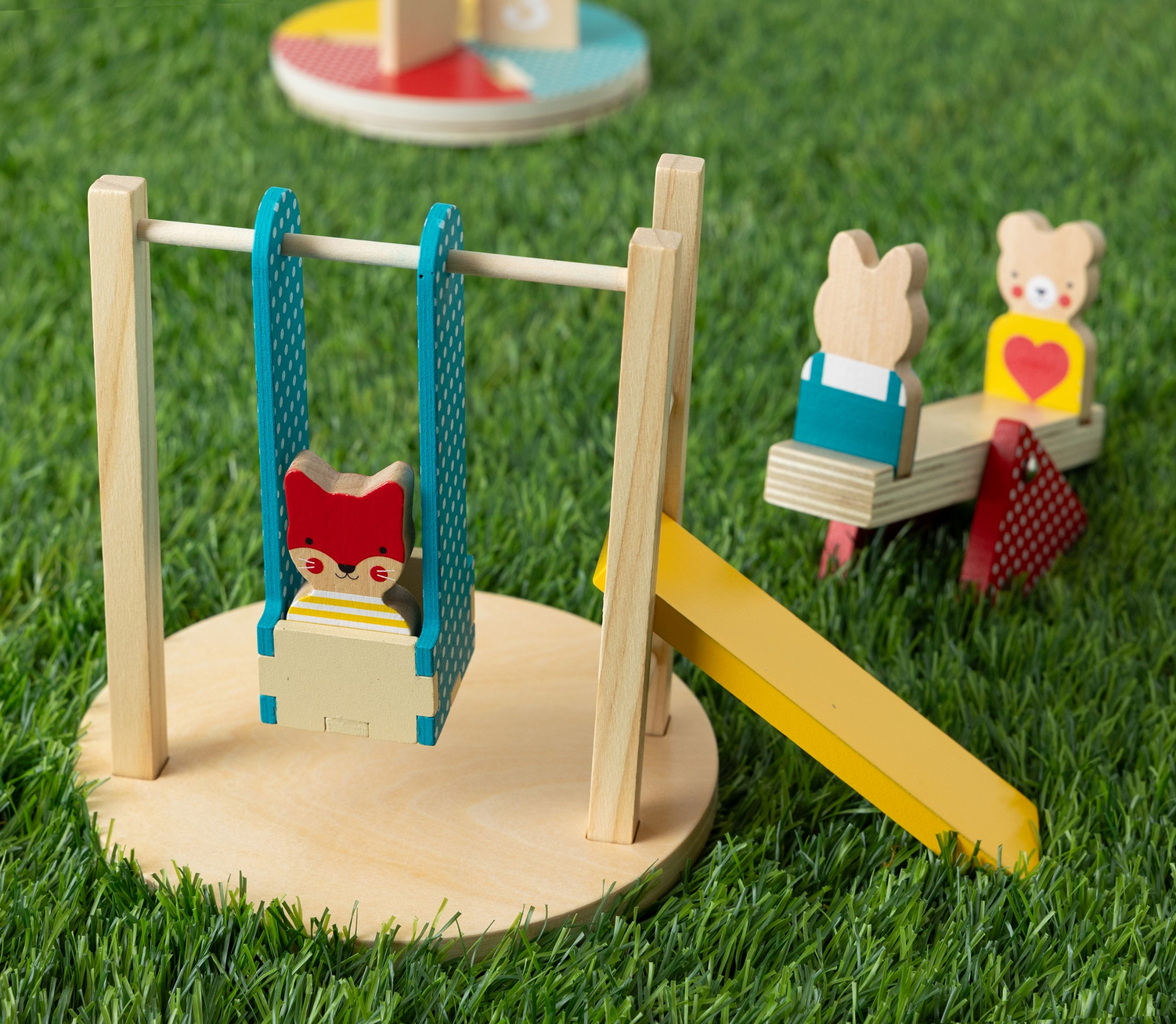 At the Park Wooden Play Set