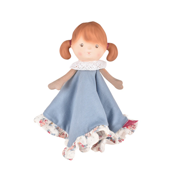 Teeny Doll Organic Comforter with Natural Rubber Head