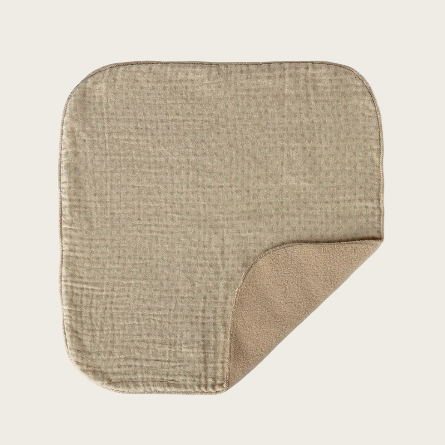 Textured beige blanket
