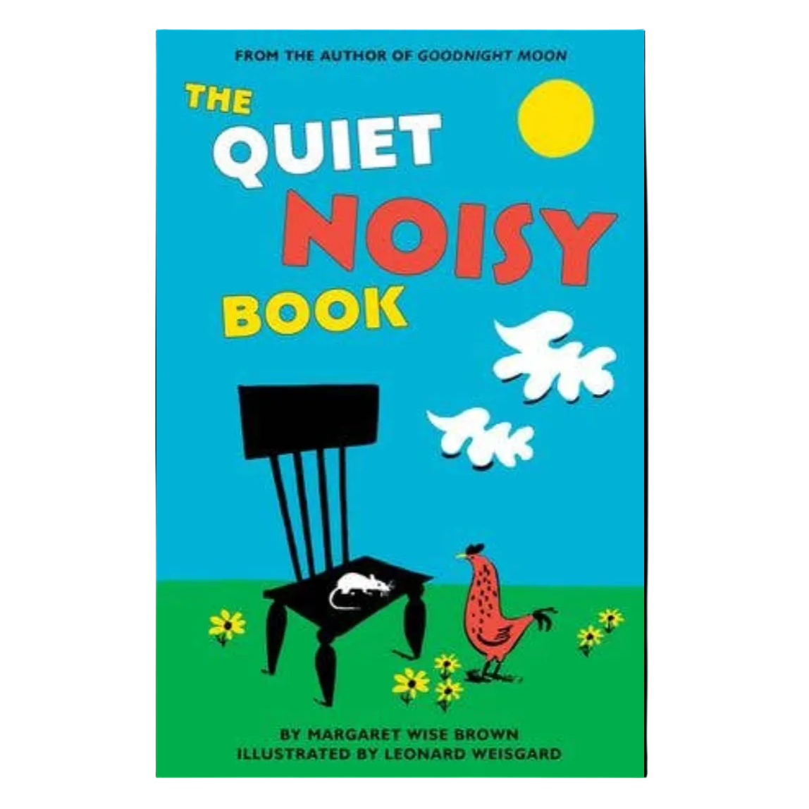 Book cover of 'The Quiet Noisy Book' with colorful illustrations on a white background