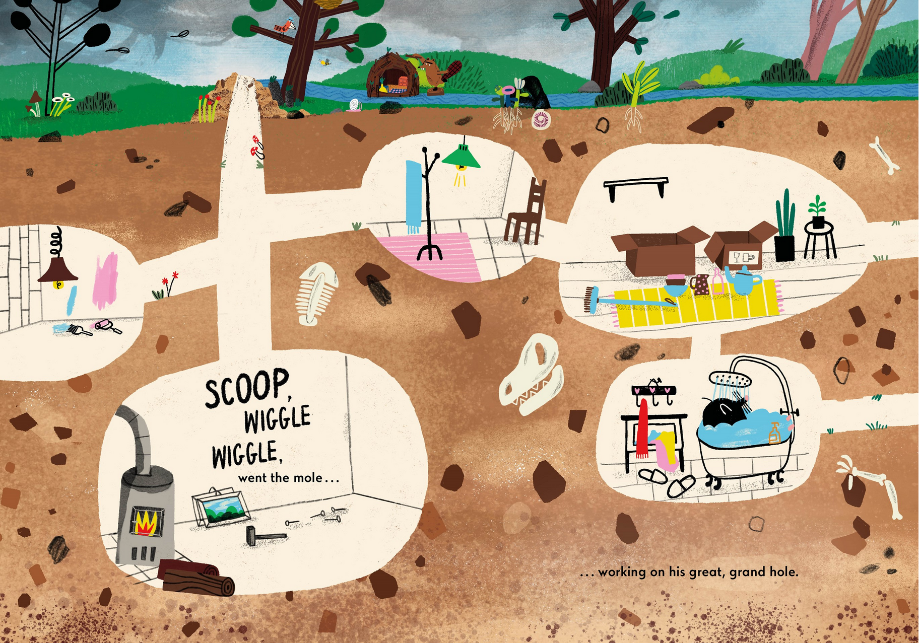 The Mole and the Mound: and the House Underground