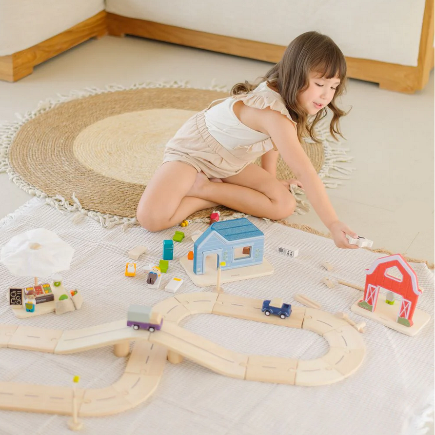 My Little Neighborhood Roadway Playset