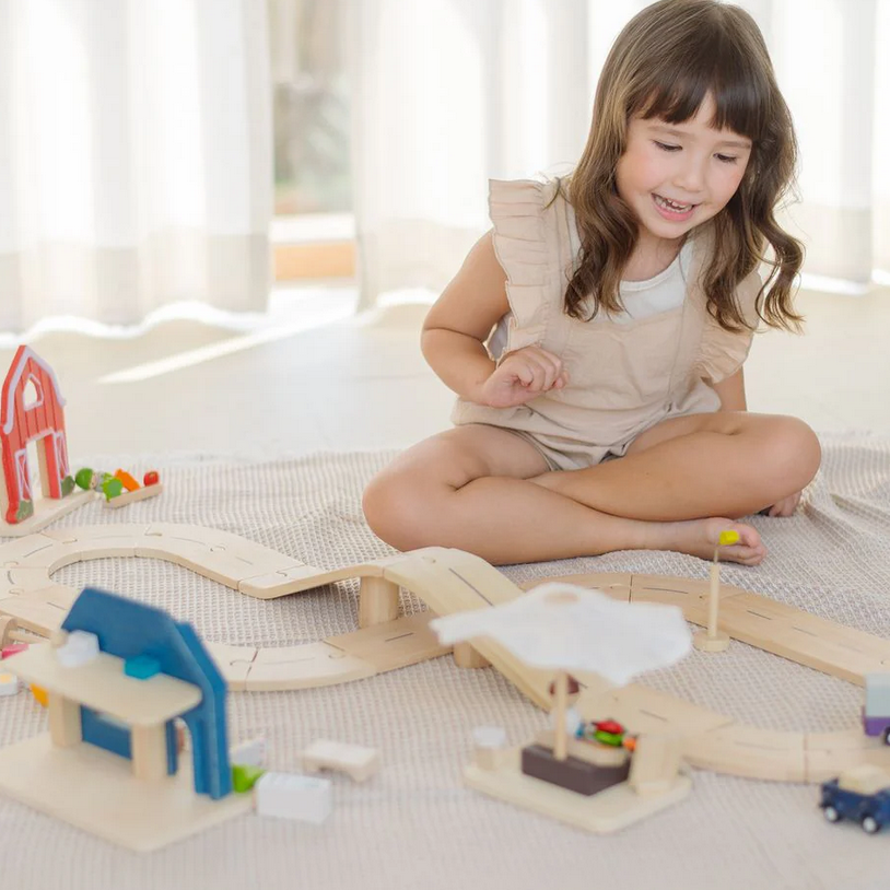 My Little Neighborhood Roadway Playset