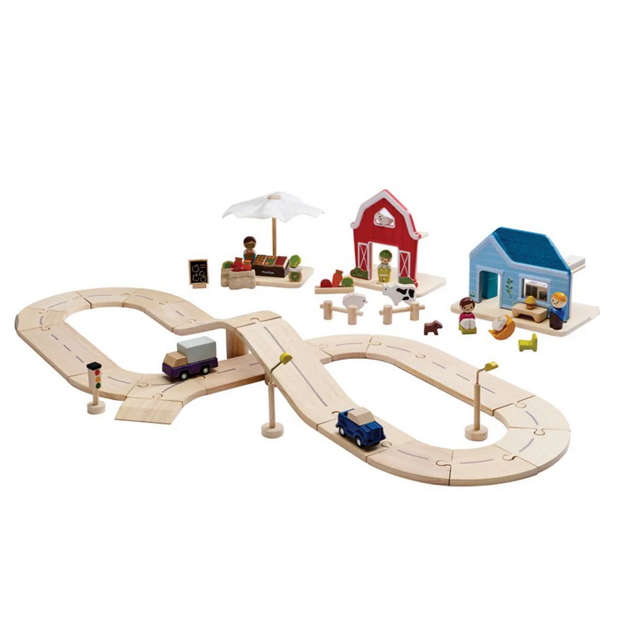 My Little Neighborhood Roadway Playset