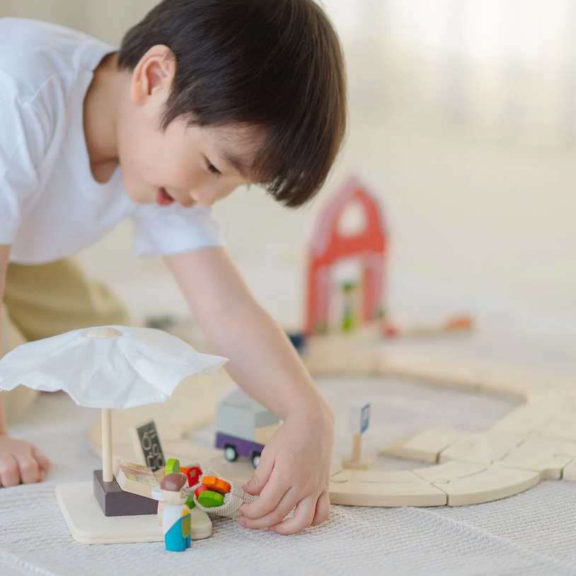 Farm to market roadway playset