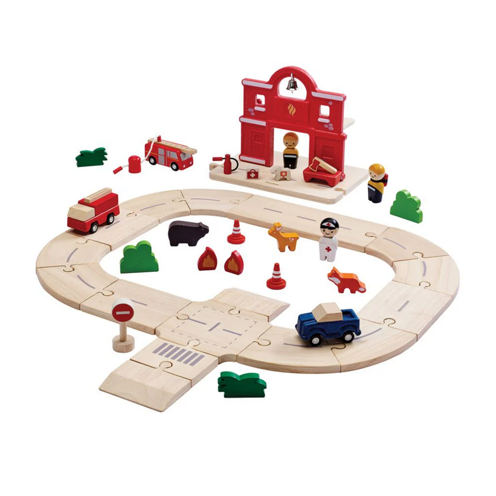 Fire & Rescue Roadway Playset