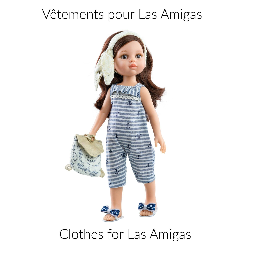 Las Amigas doll clothes - Beach set
