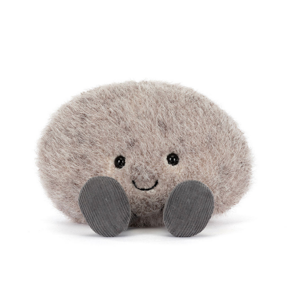 Plush toy resembling a ROCK named Pebble 
