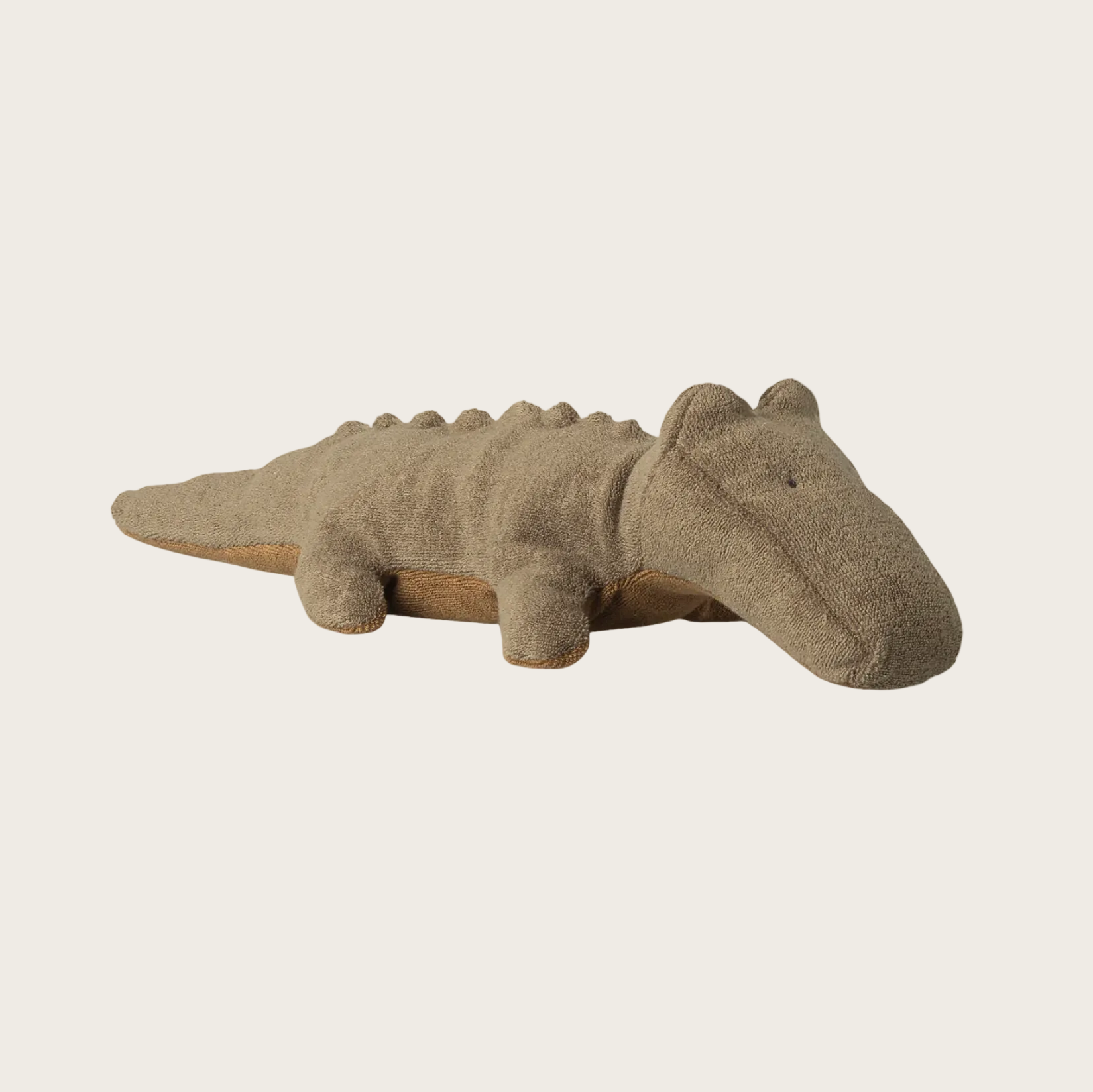 Crocodile-shaped plush toy 