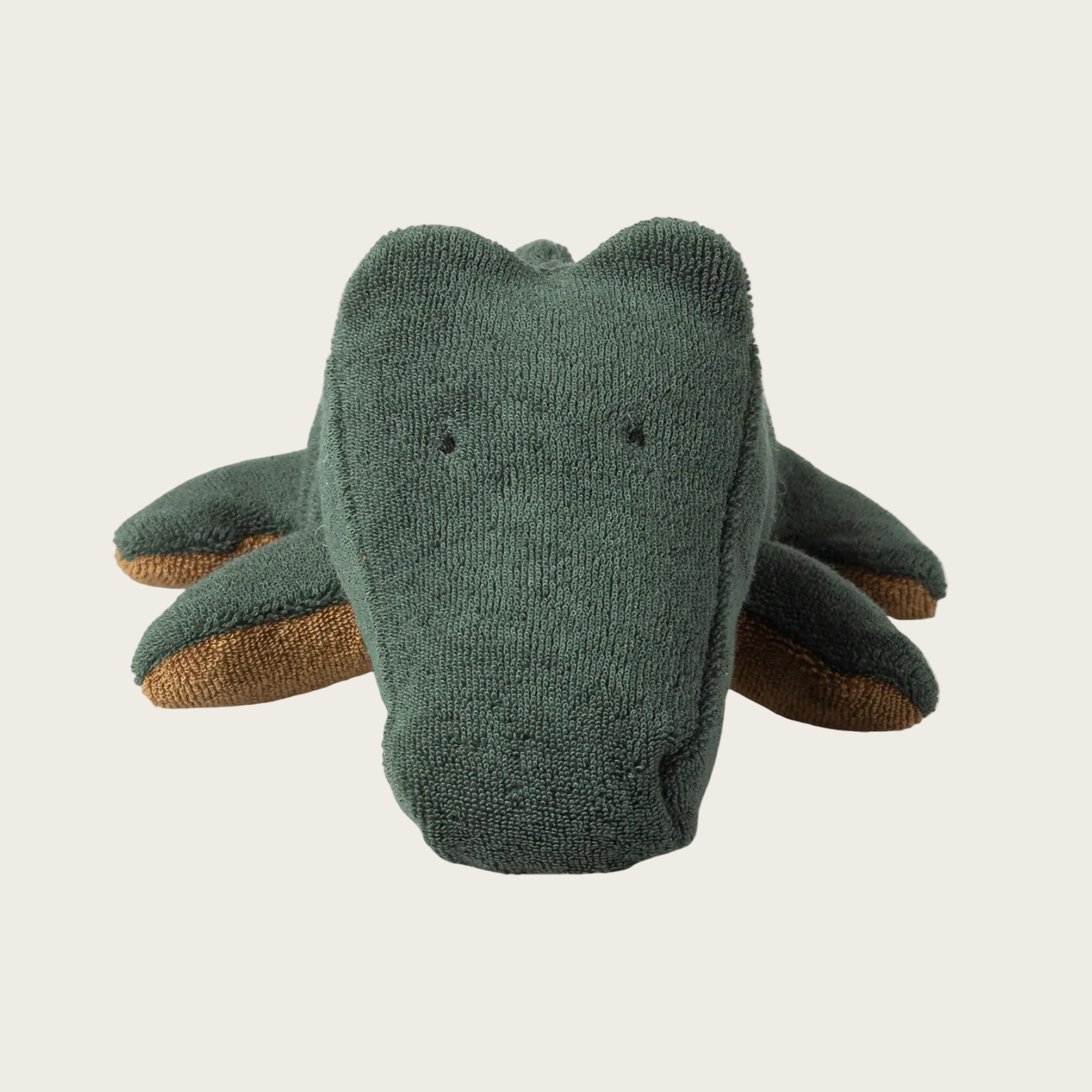 Safari Friends crocodile toy in forest green 