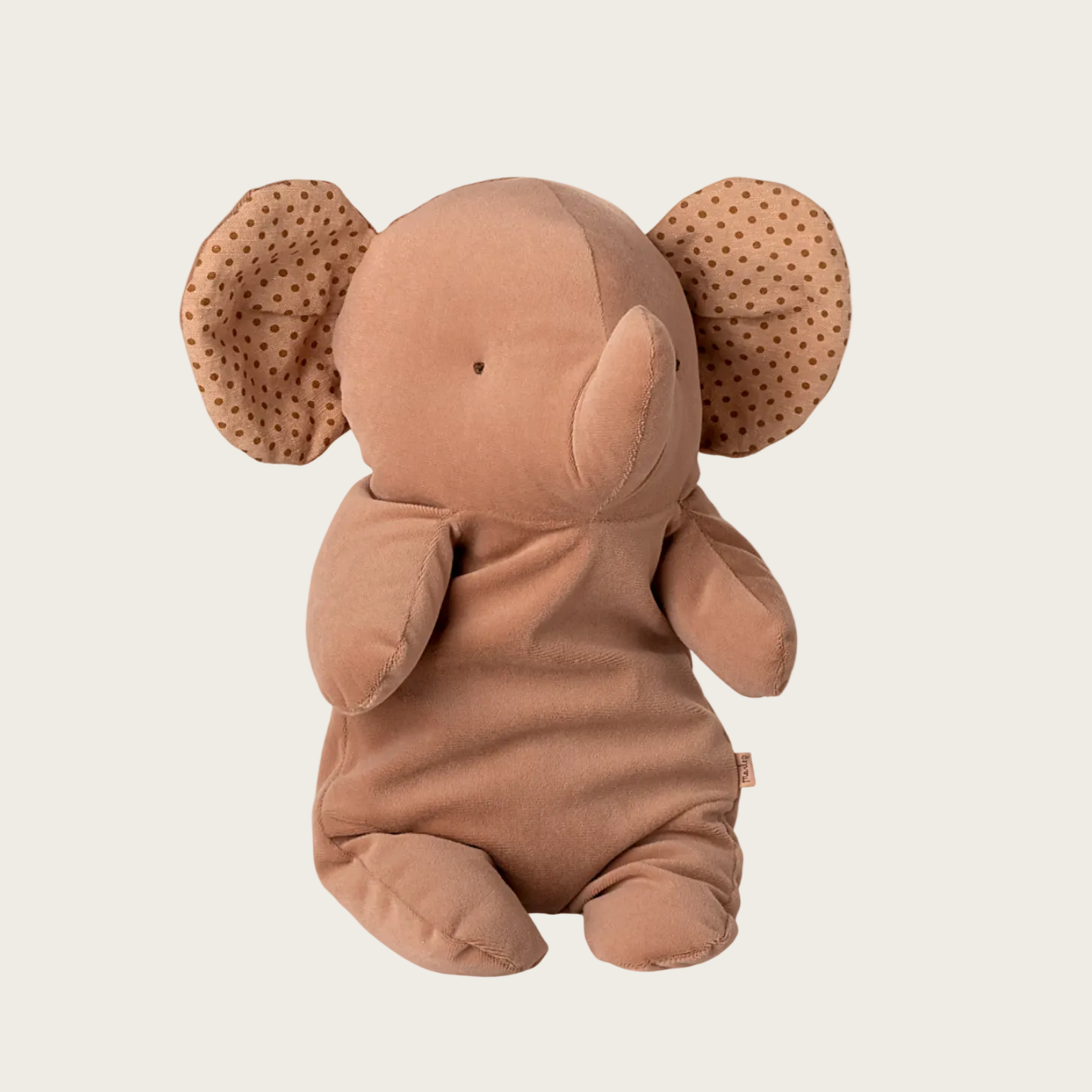 Brown elephant plush toy 