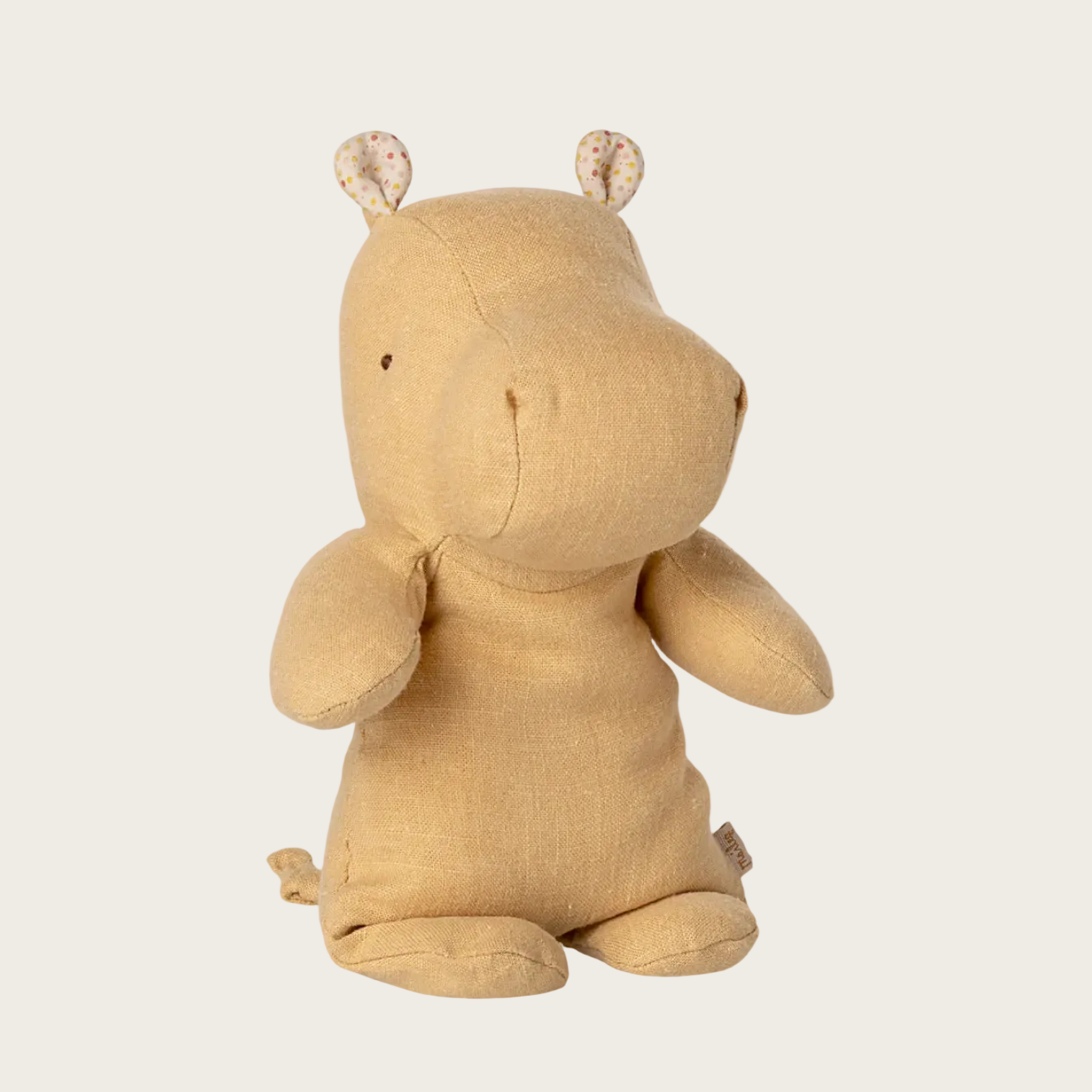 Small Hippo - Cream yellow