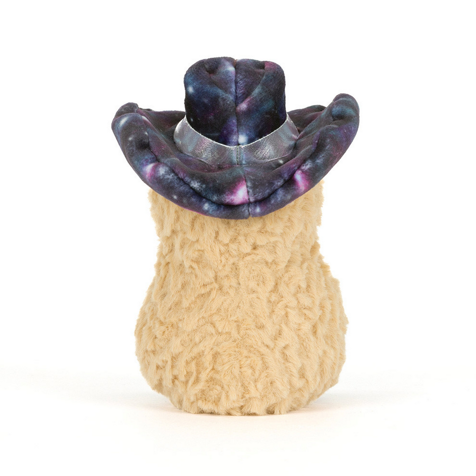 Decorative item with a textured base and top resembling a cowboy hat on a white background