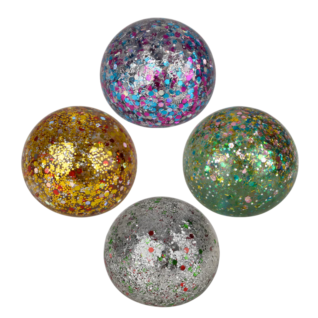 2.4" Squeezy Glitter Sugar Ball