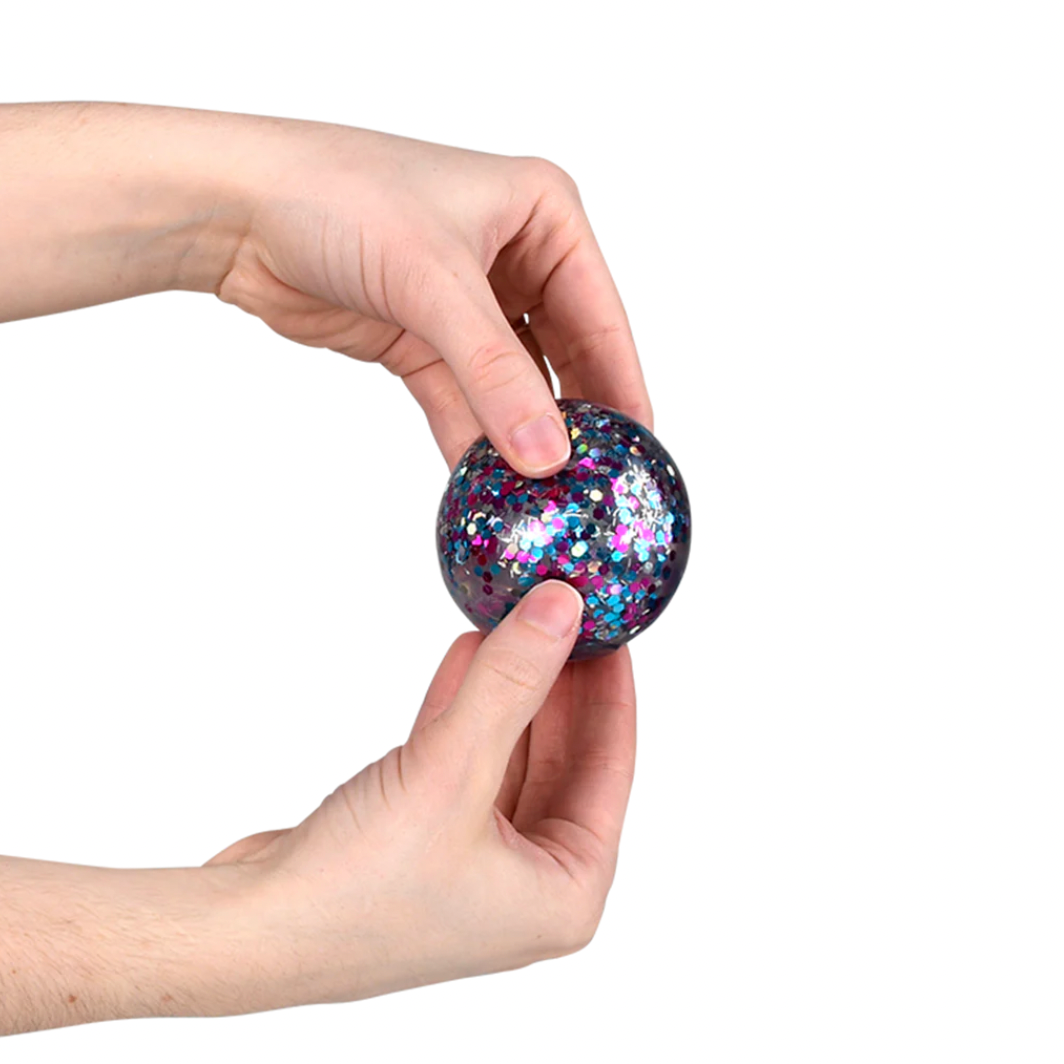 2.4" Squeezy Glitter Sugar Ball