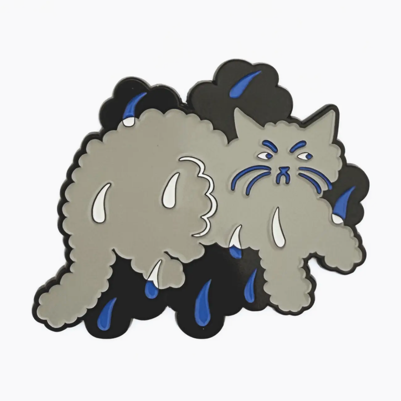 Sad Cloud Cat Magnet