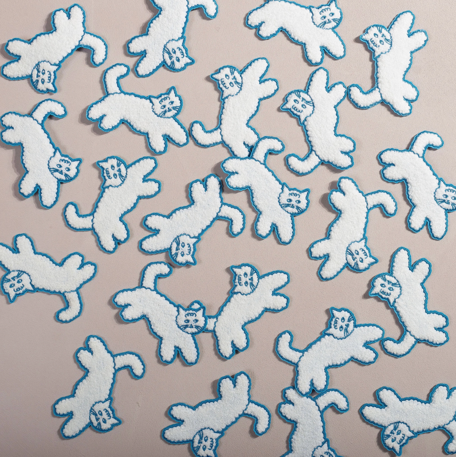 Cloud Cat Chenille Patch