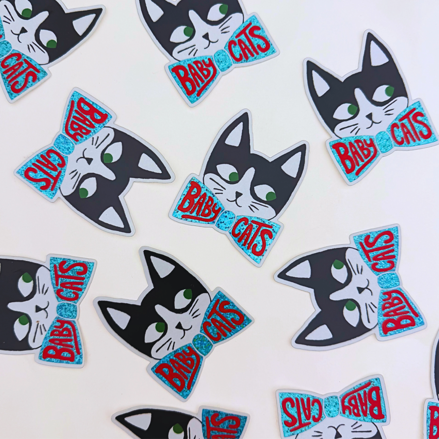 Tuxedo Baby Cat Sticker