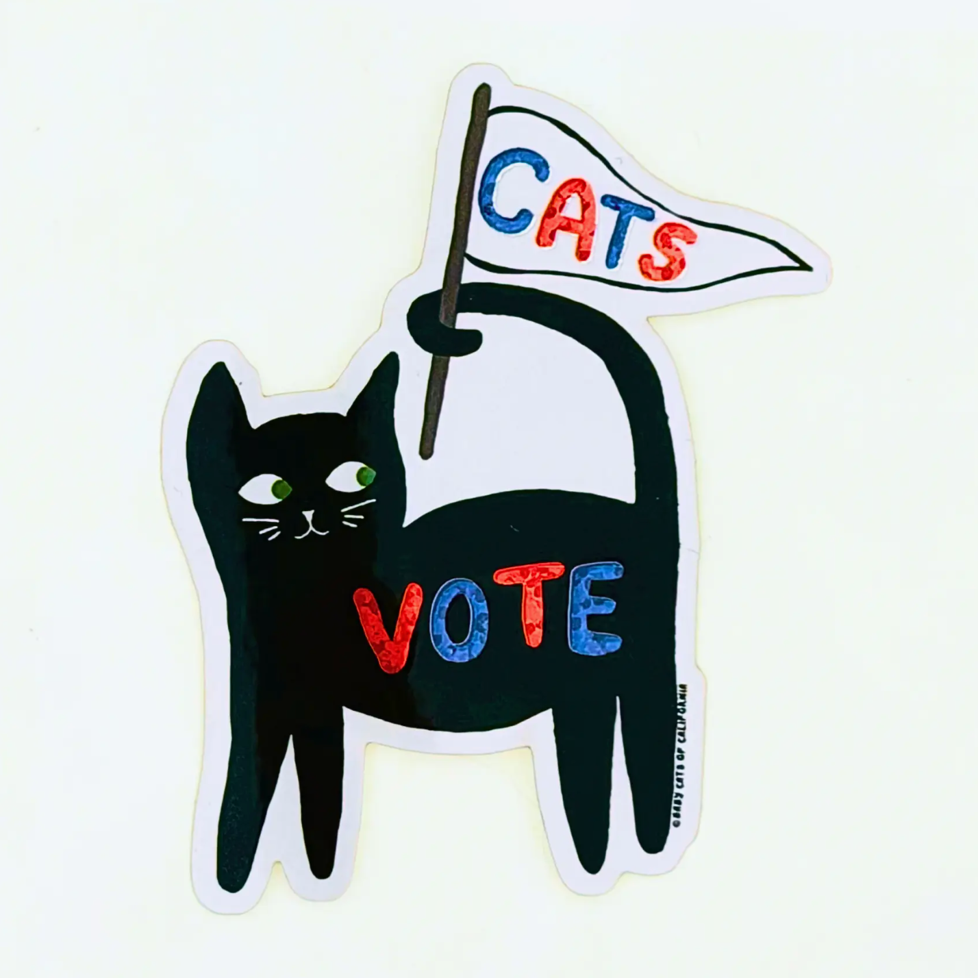 Vote Cat Sticker