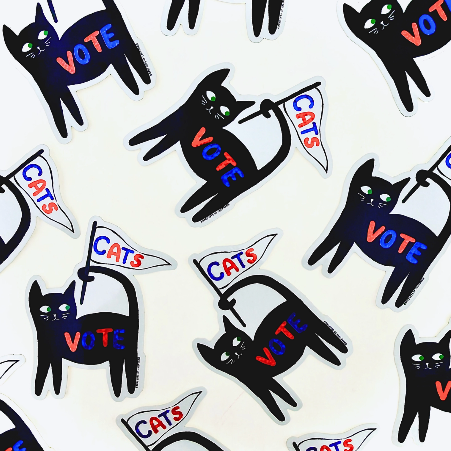 Vote Cat Sticker