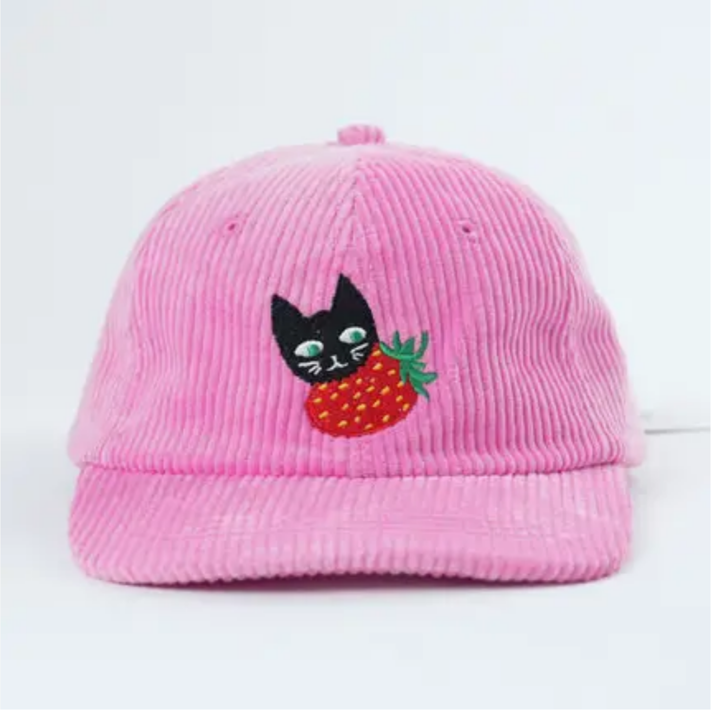Kids Strawberry Eater Corduroy Hat