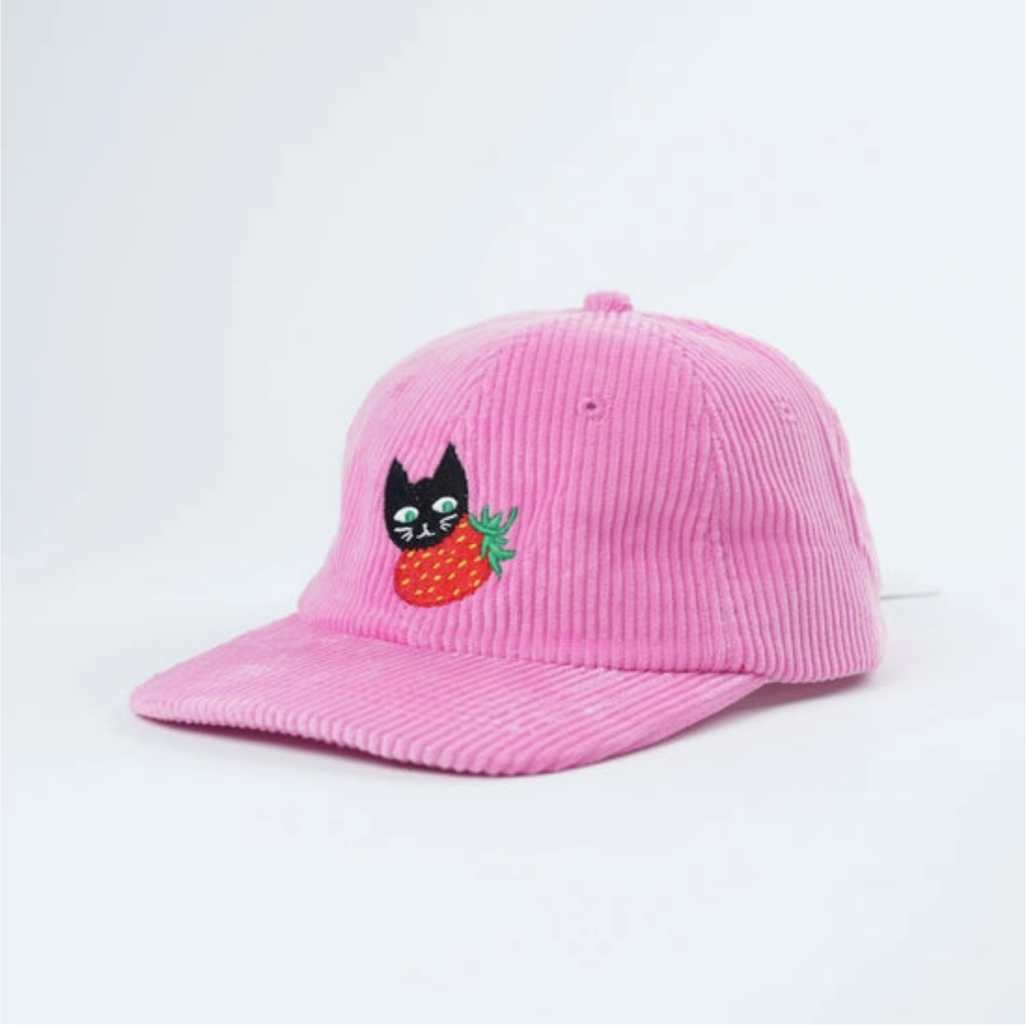 Kids Strawberry Eater Corduroy Hat