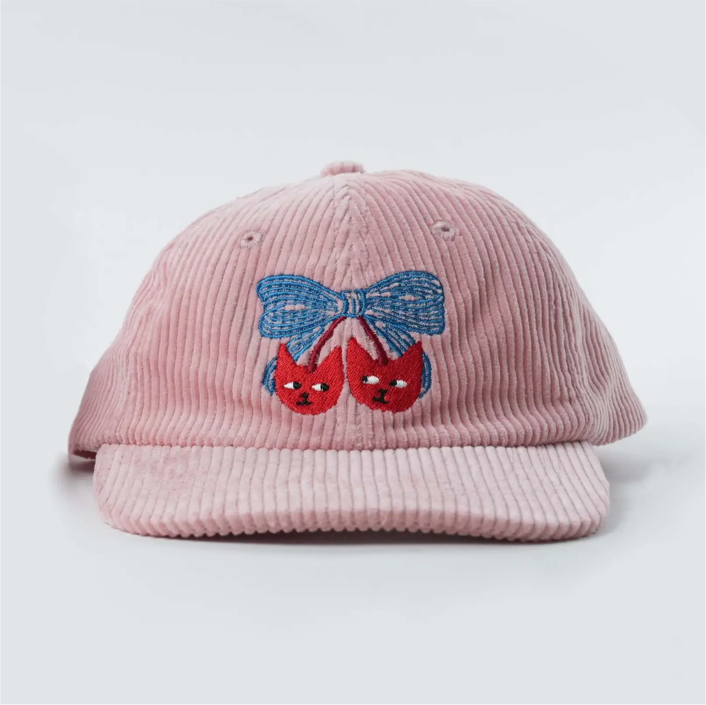 Kids Cherry Cat Corduroy Hat