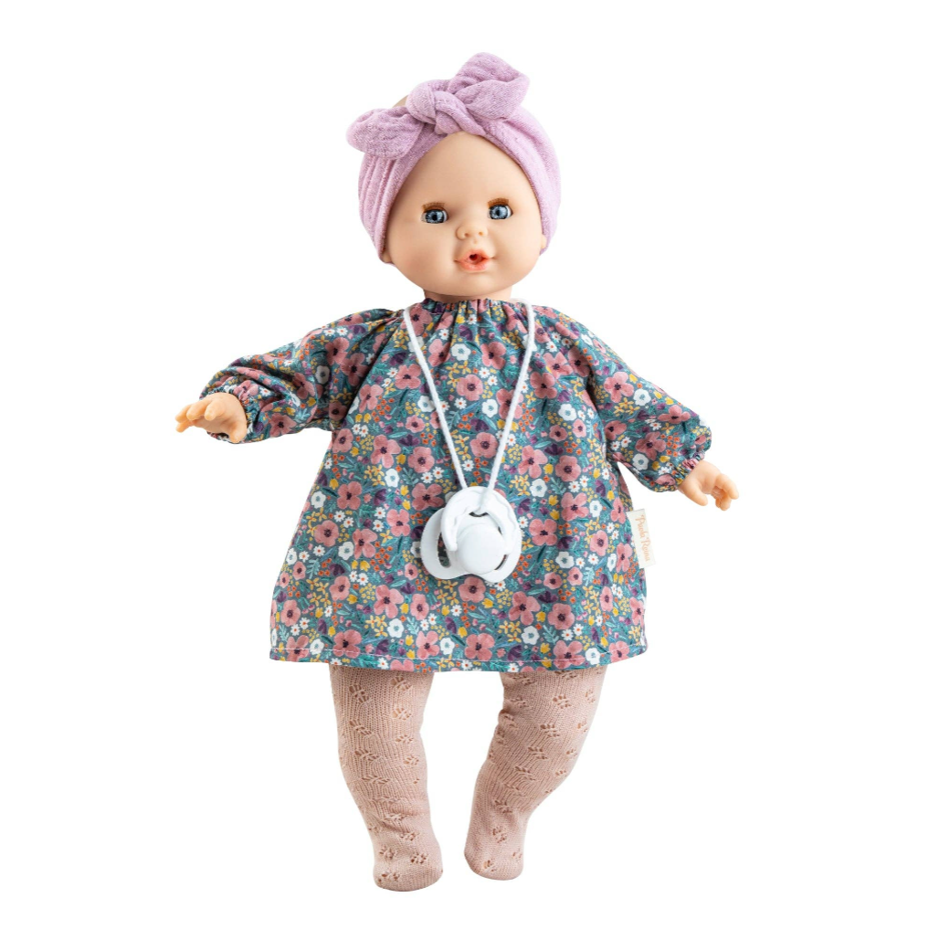 Alex & Sonia talking doll - Sonia with floral dress - Paola Reina
