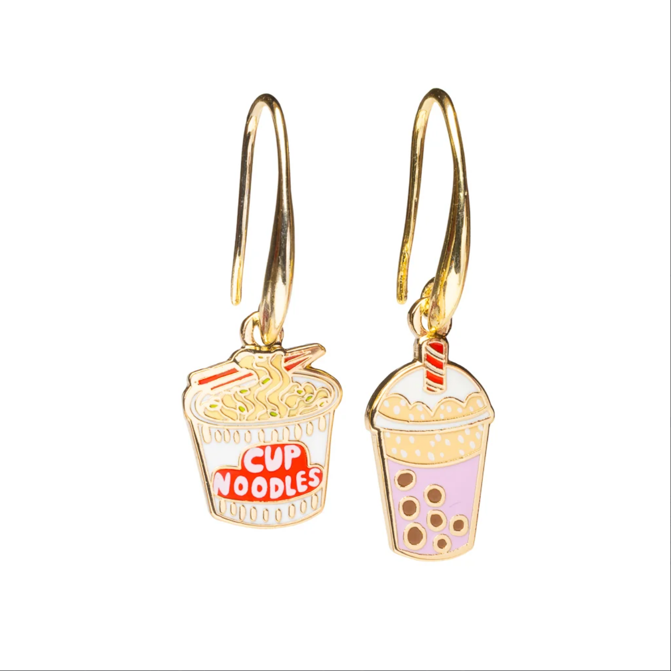 Hanging Earrings - Ramen and Boba