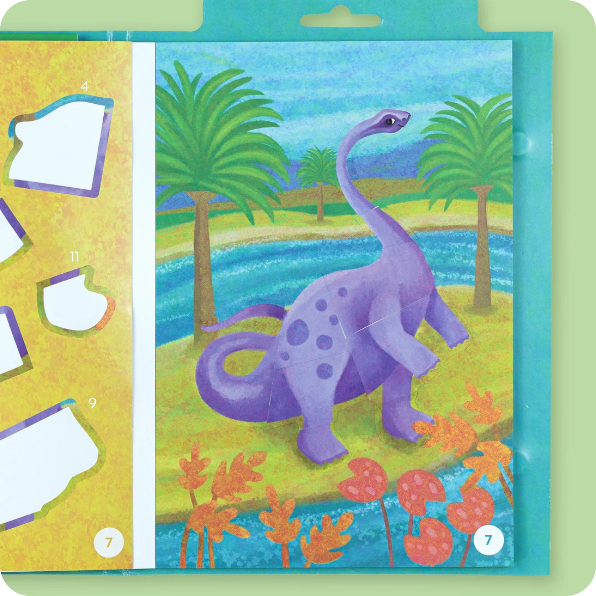 Sticker By Numbers - Dinosaurs