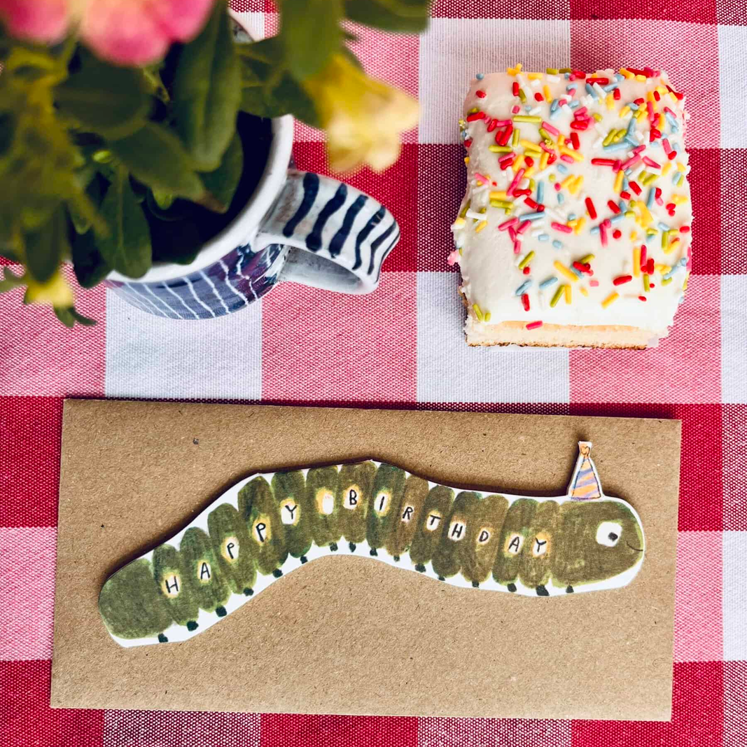 Caterpillar Card