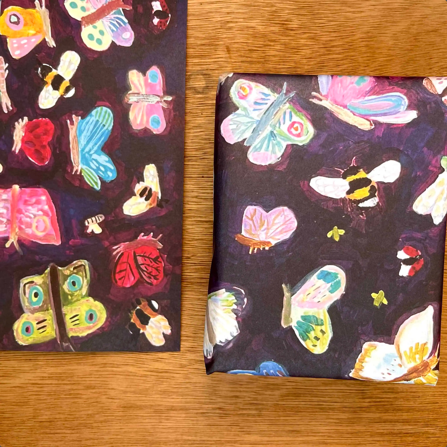 BUTTERFLIES wrapping paper -single sheet