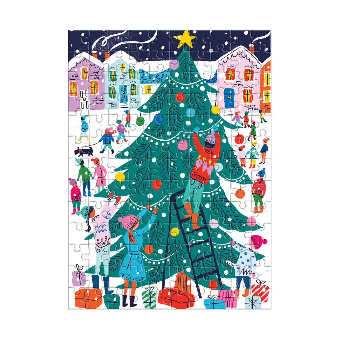 Tree Decorating 130 Piece Puzzle Ornament