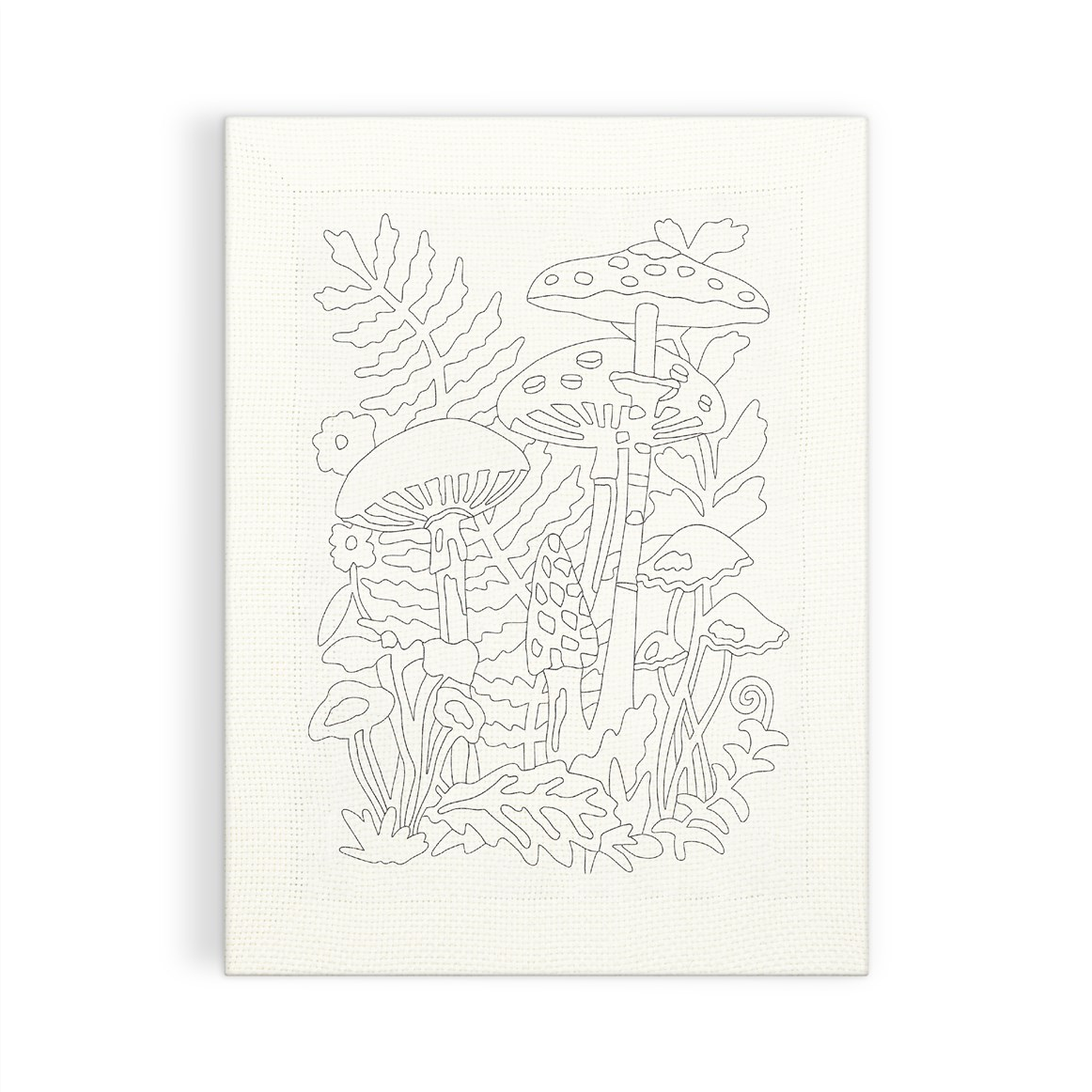 Woodland Mushrooms Punch Needle Kit