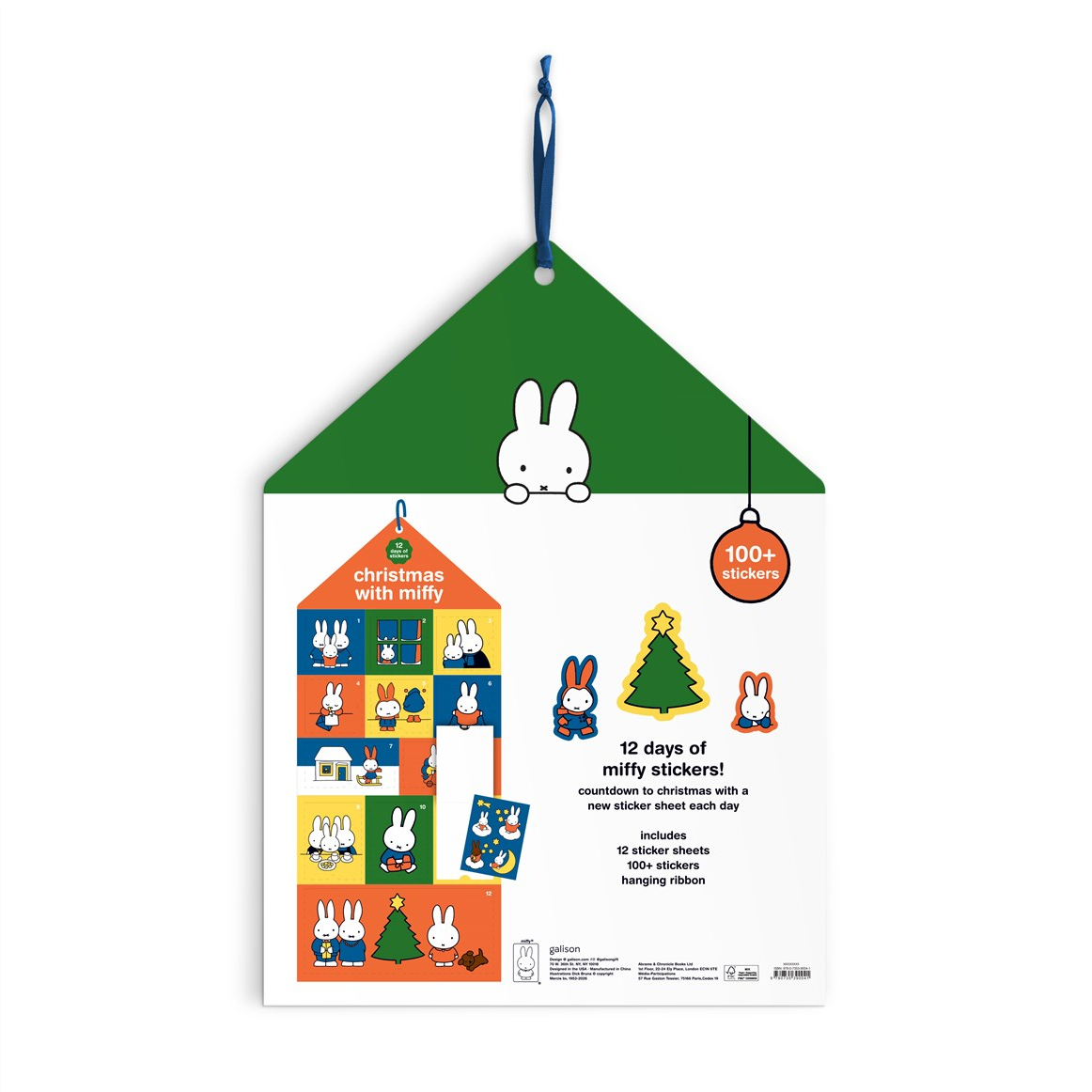 Miffy Christmas Sticker Countdown