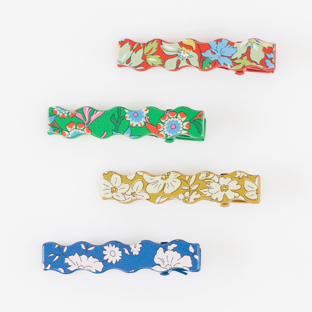 Meri Meri x Liberty Vibrant Wavy Hair Clips (x8)