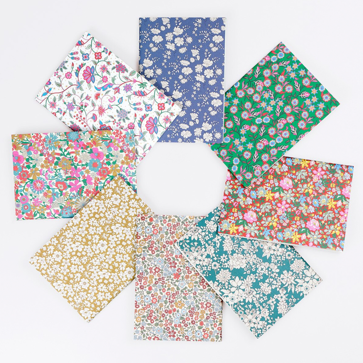 Meri Meri x Liberty Multi Softcover Boxed Notebooks (x8)