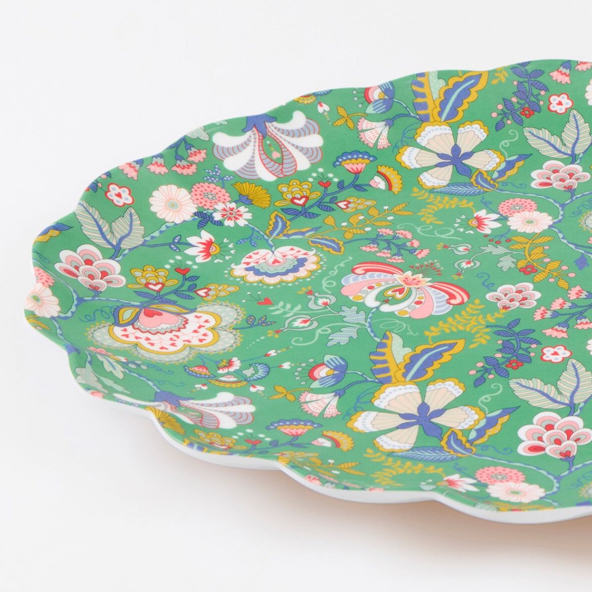 Meri Meri x Liberty Green Mabelle Reusable Small Platter
