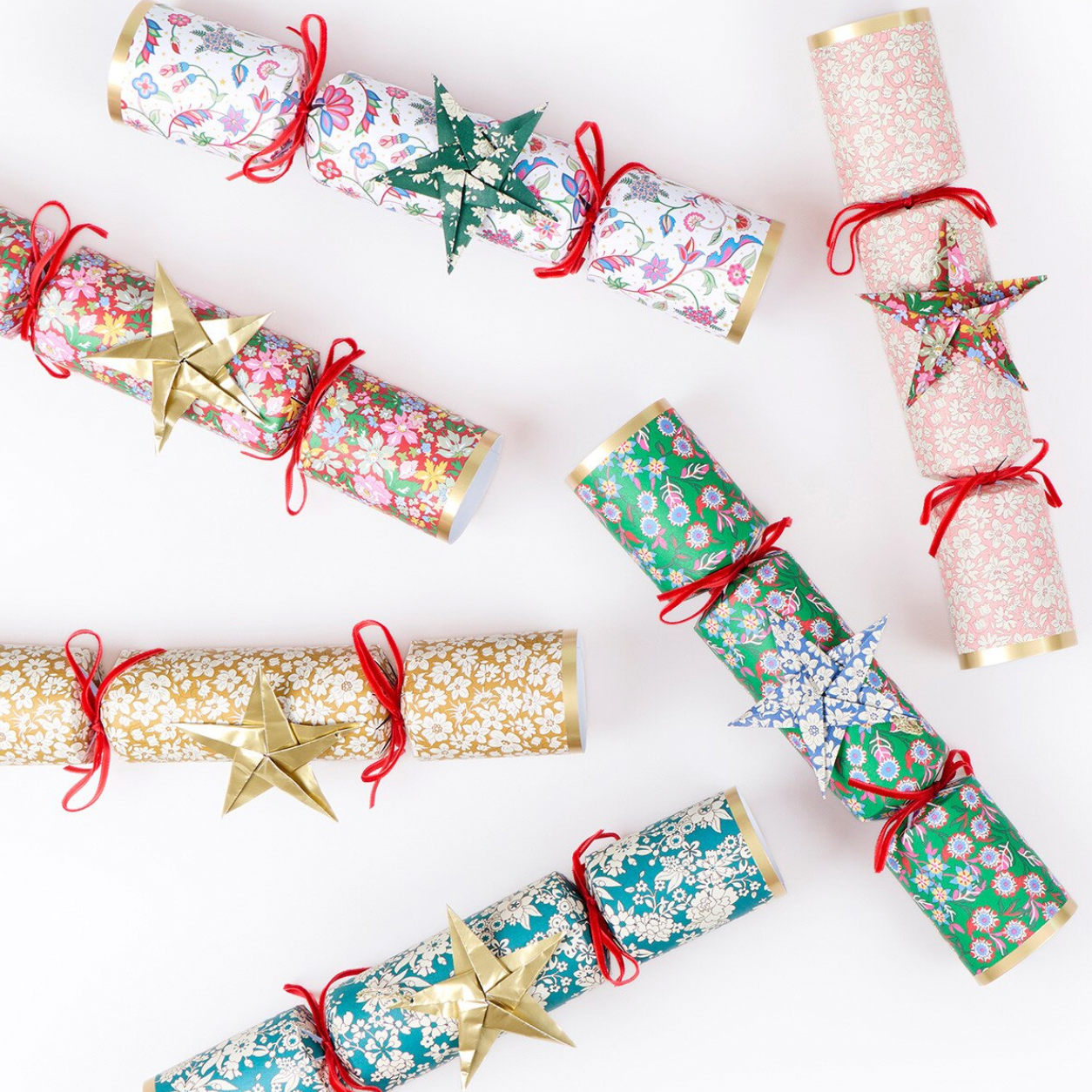 Meri Meri x Liberty Origami Star Crackers -small toys (x6)