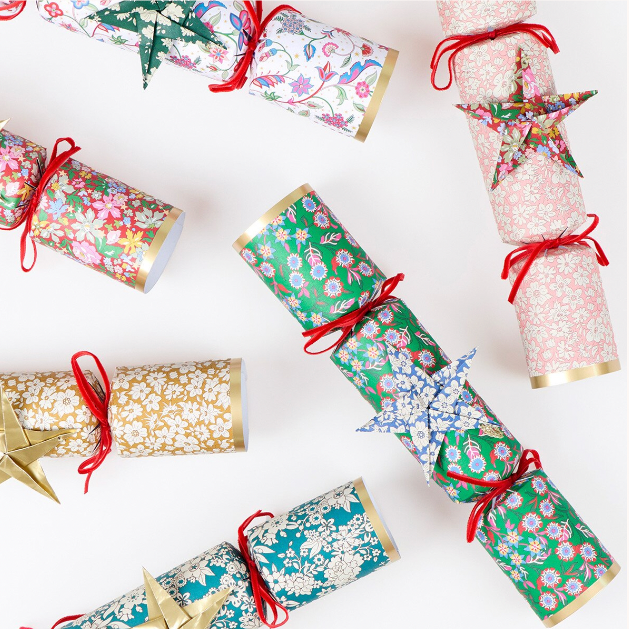 Meri Meri x Liberty Origami Star Crackers -small toys (x6)