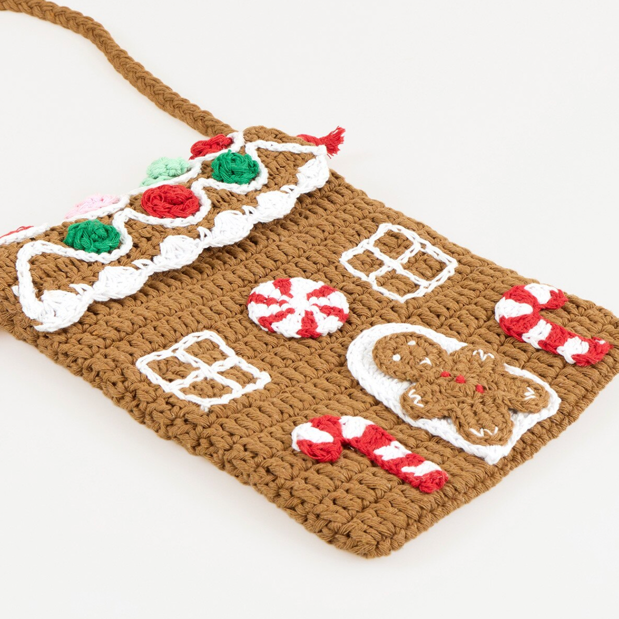 Crochet Gingerbread Bag