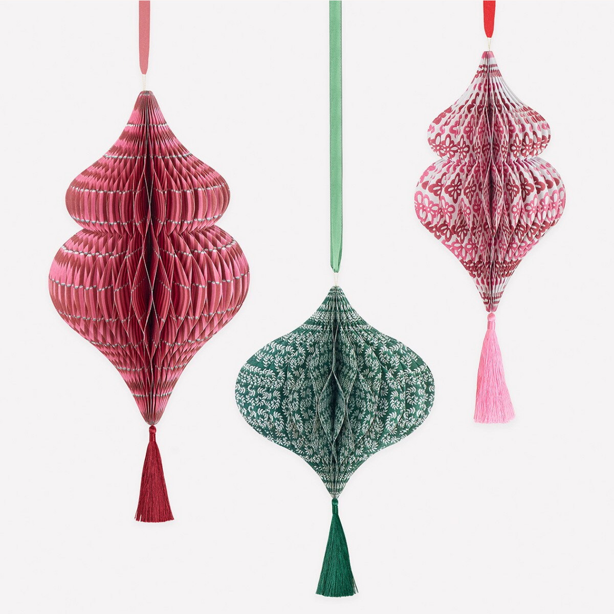 Meri Meri x Molly Mahon Large Paper Honeycomb Decorations (x3)