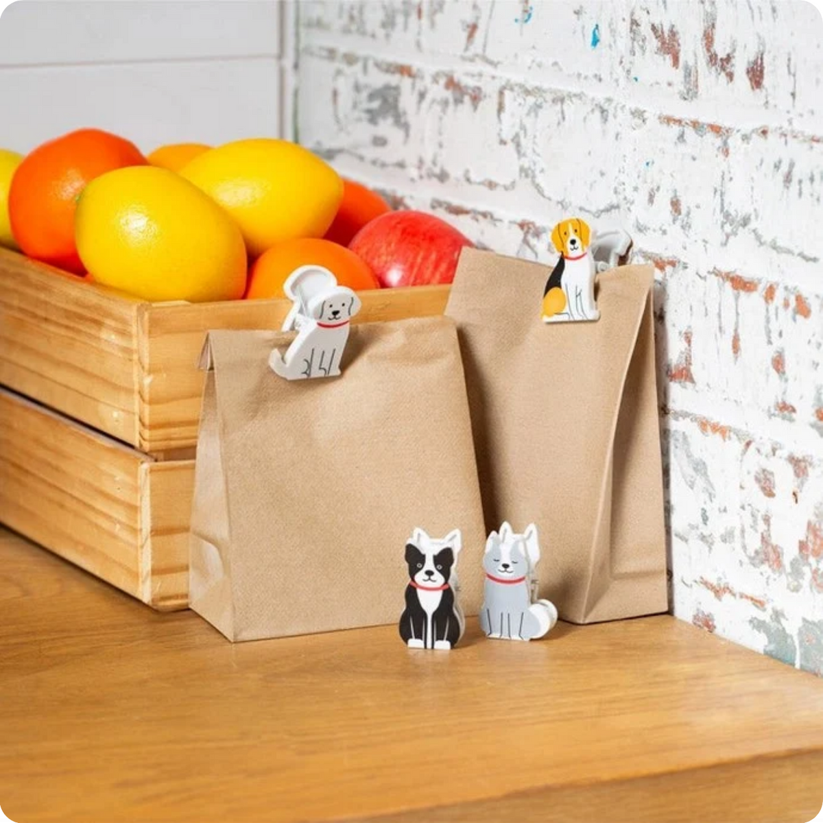 Happy Pup Bag Clips
