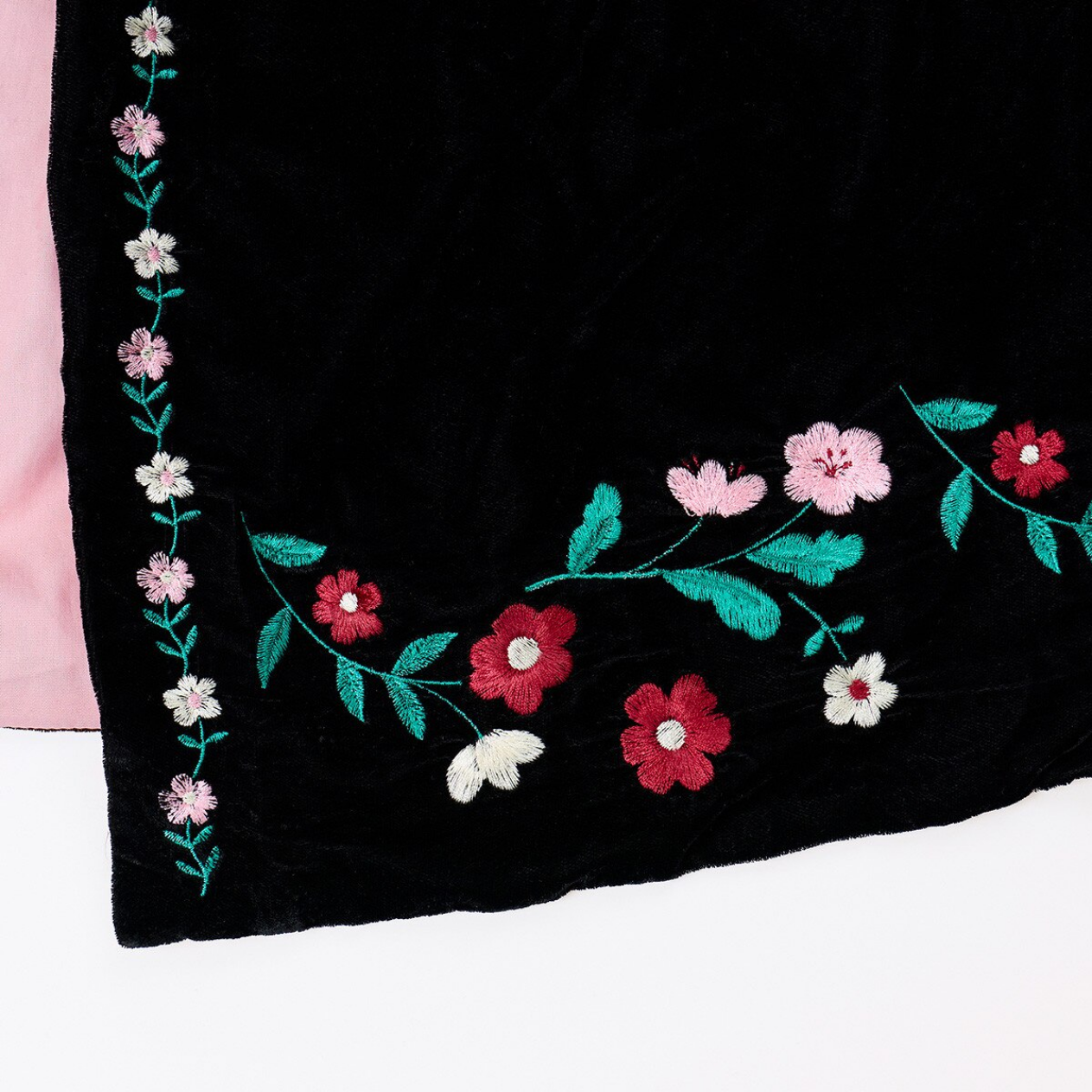 Embroidered Velvet Witch Costume