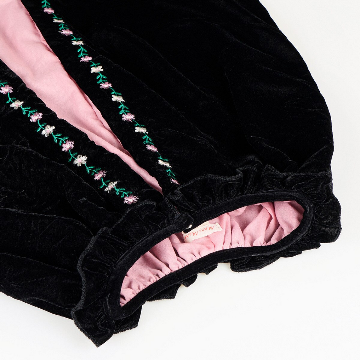 Embroidered Velvet Witch Costume