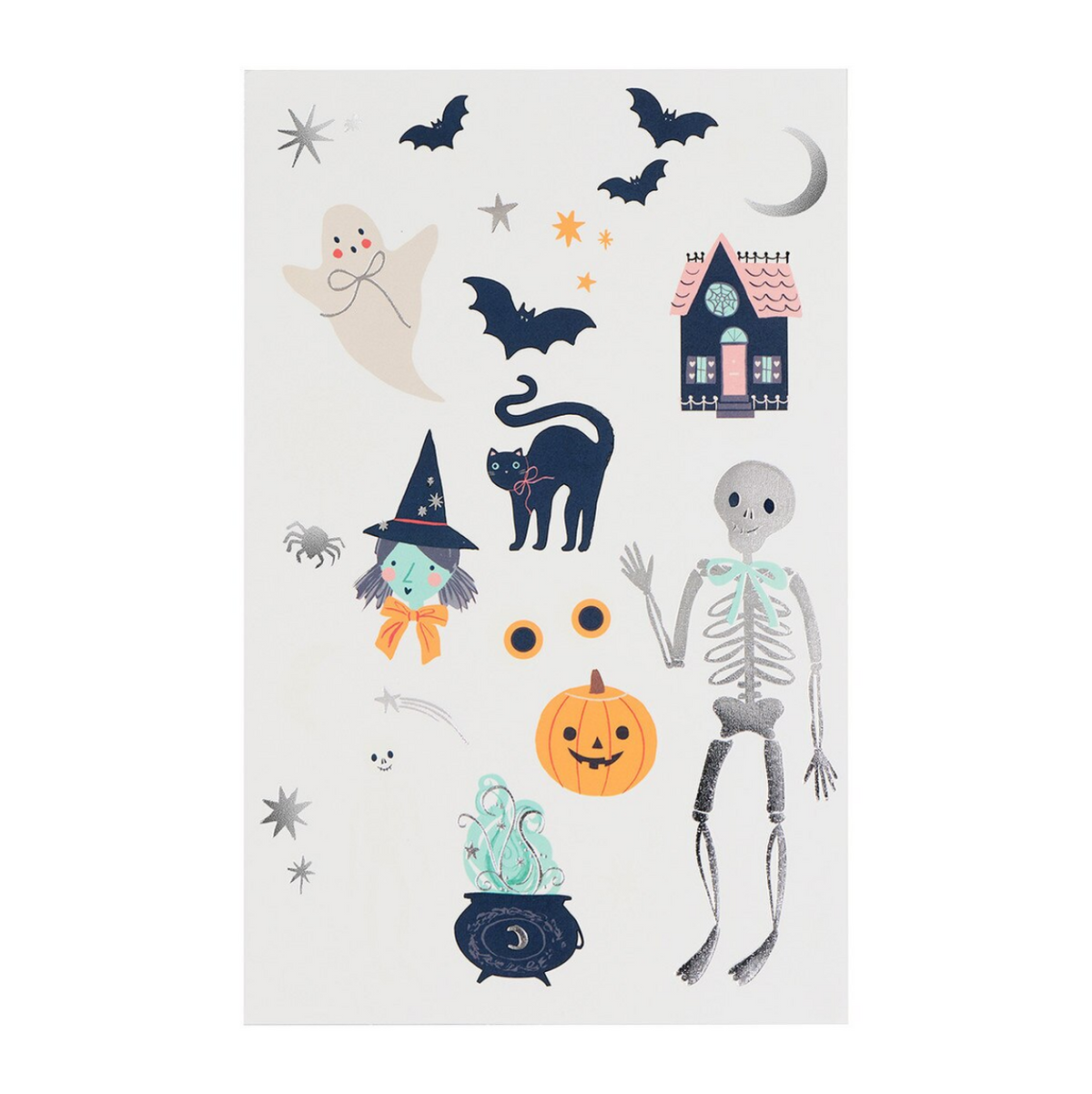 Halloween Icons Temporary Tattoos (x2 sheets)