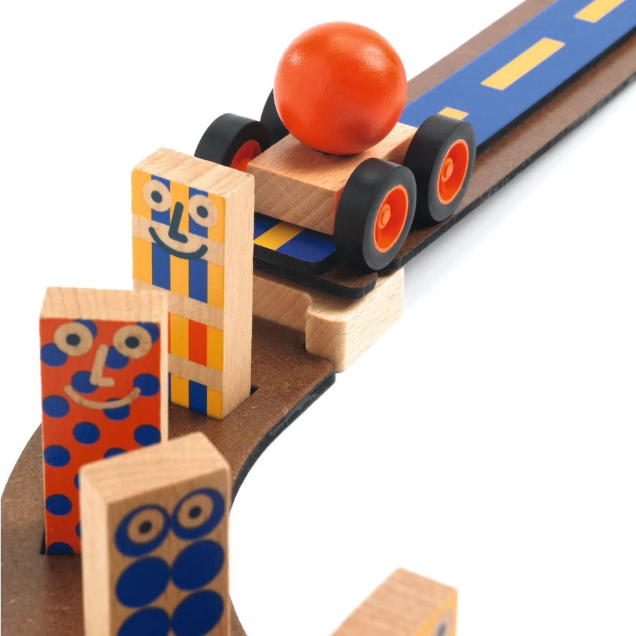 Zig & Go Junior - Racer Chain Reaction Construction Set  - 52 pcs