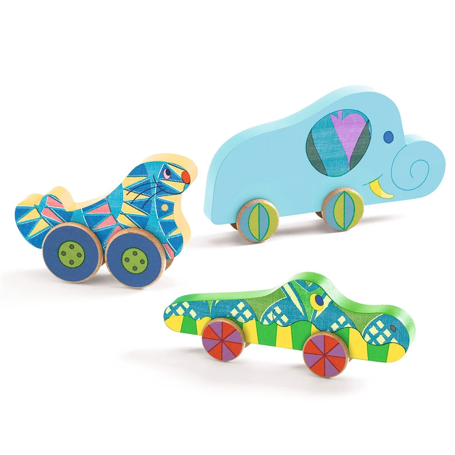 Puzz & Roll Bariolo Wooden Puzzle