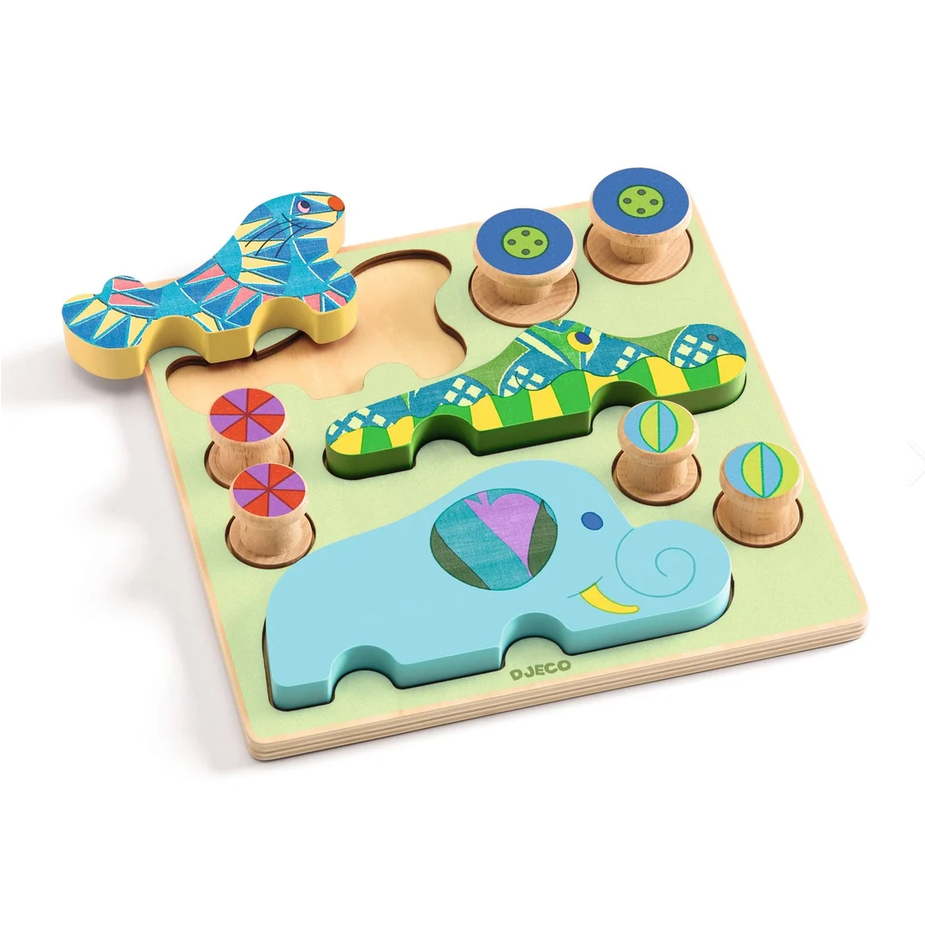 Puzz & Roll Bariolo Wooden Puzzle